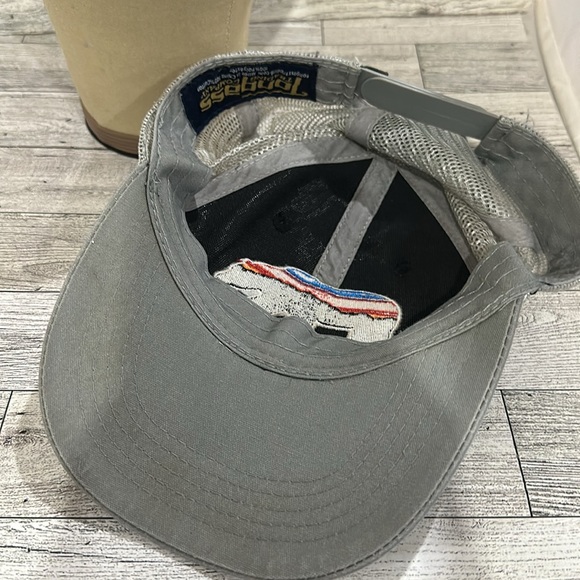 Alaska mountain bear gray distressed trucker baseball cap hat - Picture 5 of 6